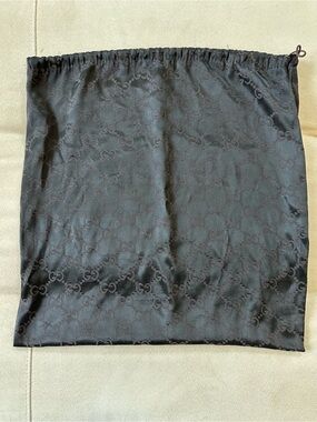 Gucci Brown Drawstring Dust Bag – Medium – Authentic 15.25” x 15.25”